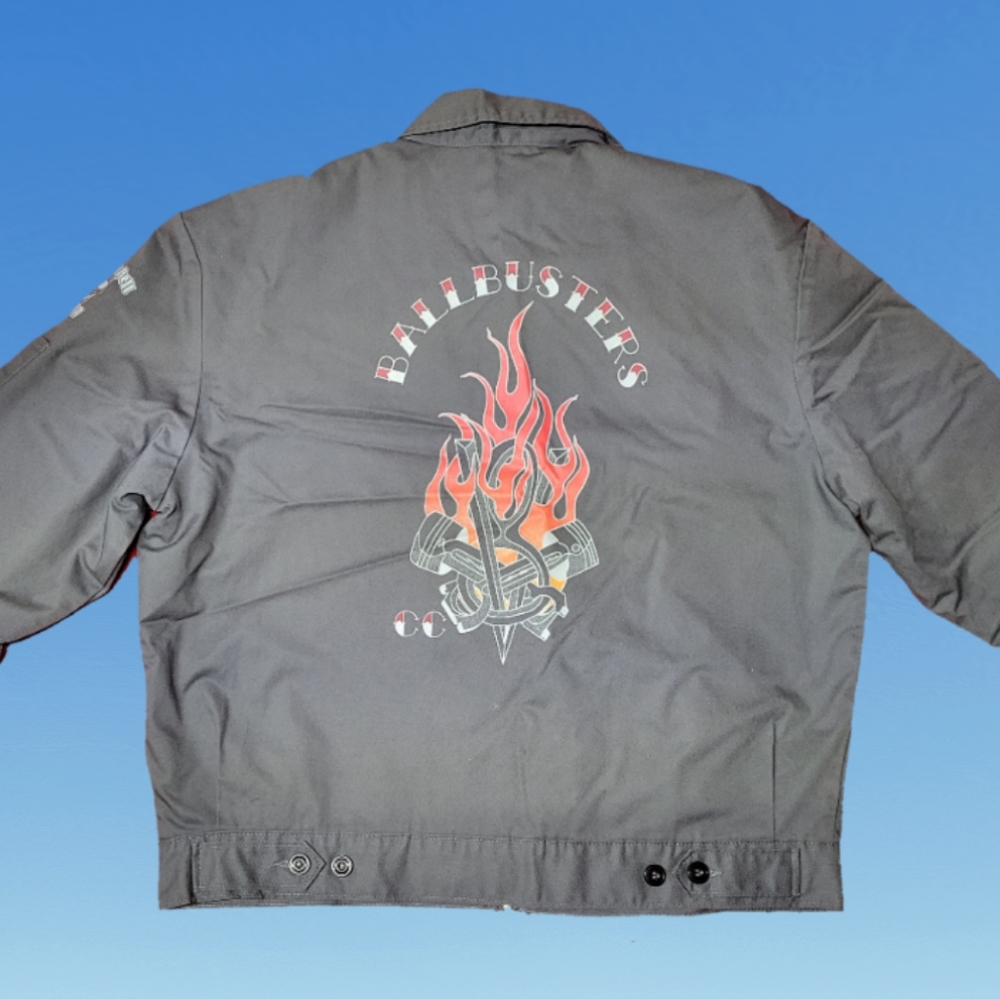 From Hell Custom Ballbusters Car Club Dickies Coat XL (A4)